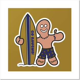 Surfs Up for the Baltimore Ravens! Posters and Art